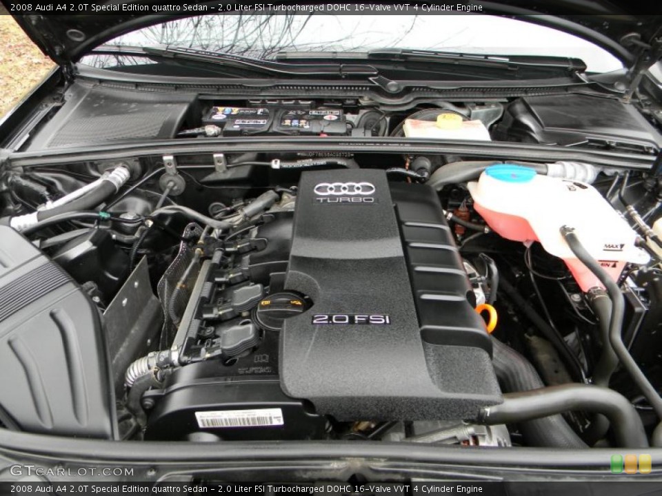 2.0 Liter FSI Turbocharged DOHC 16-Valve VVT 4 Cylinder Engine for the 2008 Audi A4 #41116983