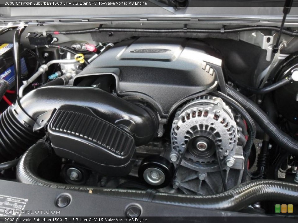 5.3 Liter OHV 16-Valve Vortec V8 Engine for the 2008 Chevrolet Suburban #41127027