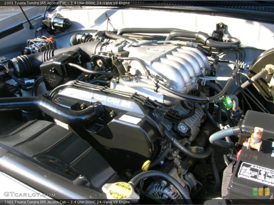3.4 Liter DOHC 24-Valve V6 Engine for the 2003 Toyota Tundra #41130887