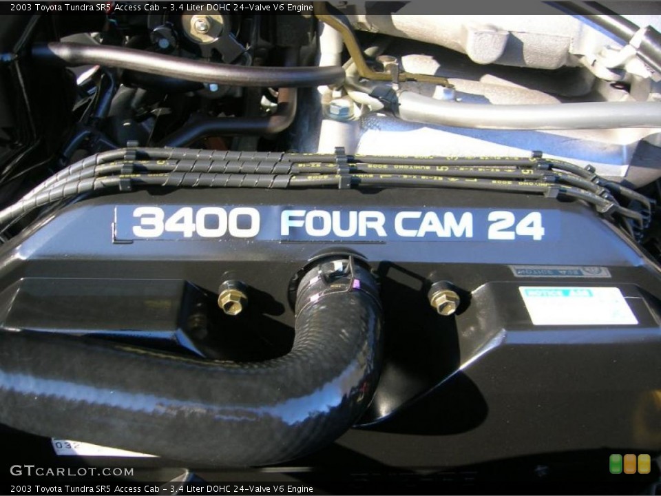 3.4 Liter DOHC 24-Valve V6 Engine for the 2003 Toyota Tundra #41130899
