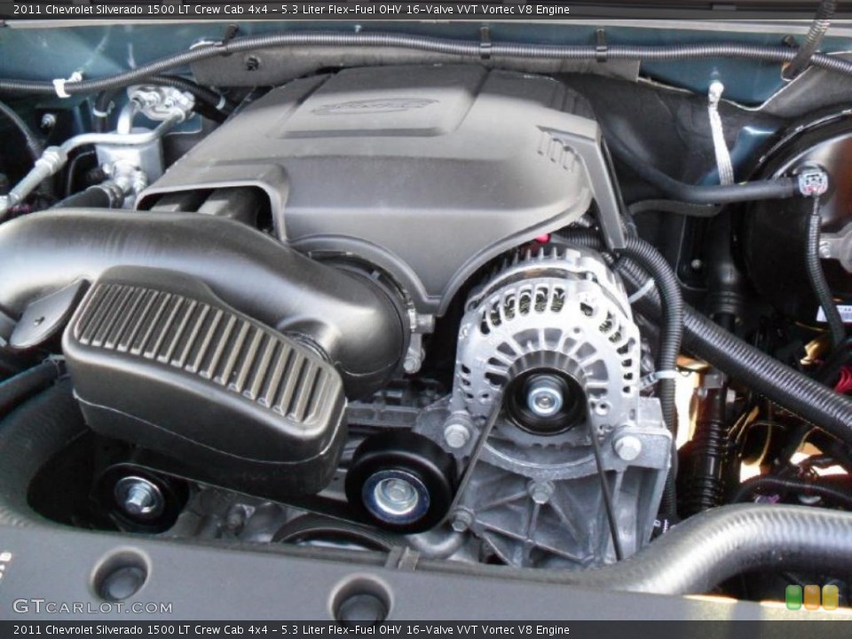5.3 Liter Flex-Fuel OHV 16-Valve VVT Vortec V8 Engine for the 2011 Chevrolet Silverado 1500 #41133815