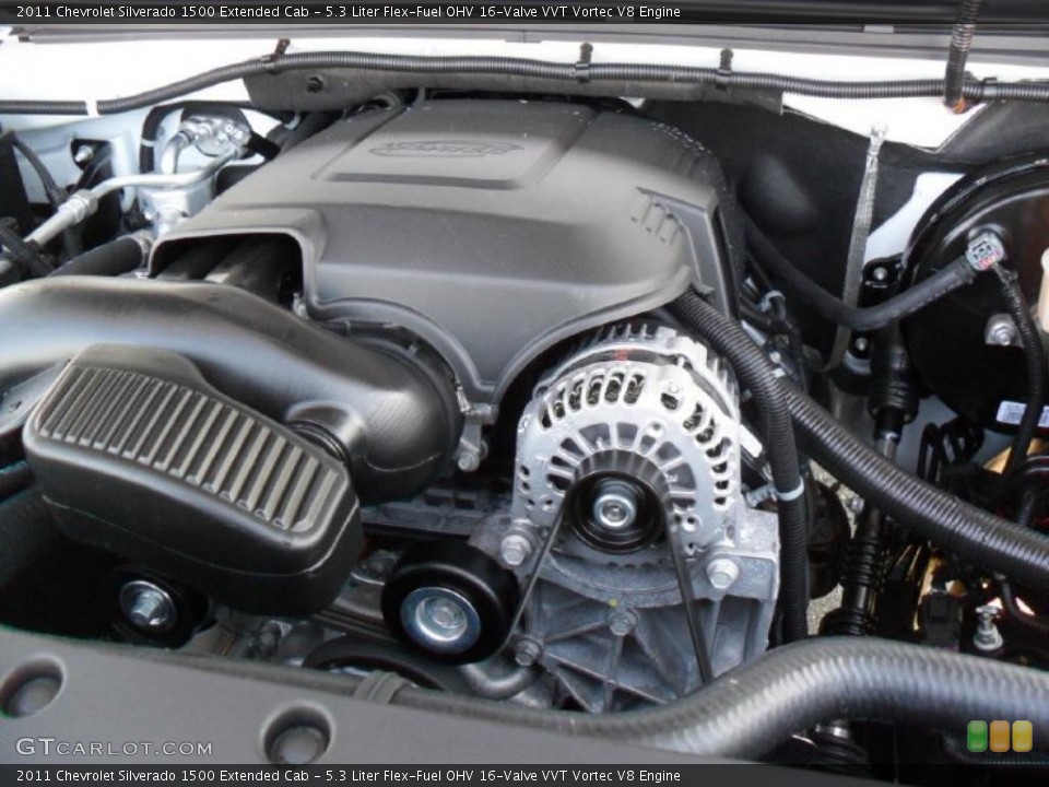 5.3 Liter Flex-Fuel OHV 16-Valve VVT Vortec V8 Engine for the 2011 Chevrolet Silverado 1500 #41134607