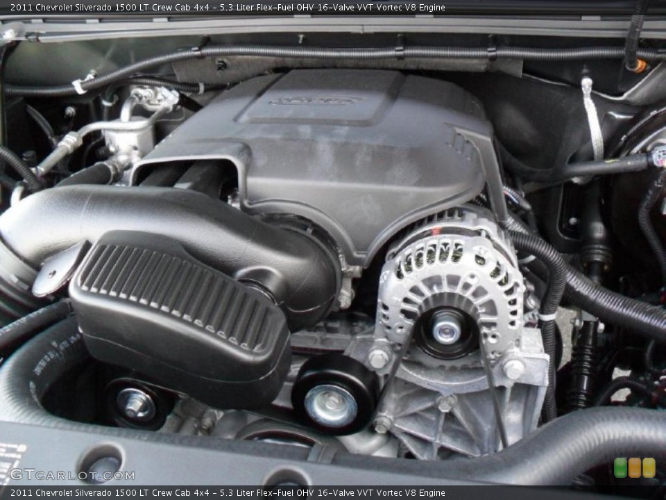 5.3 Liter Flex-Fuel OHV 16-Valve VVT Vortec V8 Engine for the 2011 Chevrolet Silverado 1500 #41135483