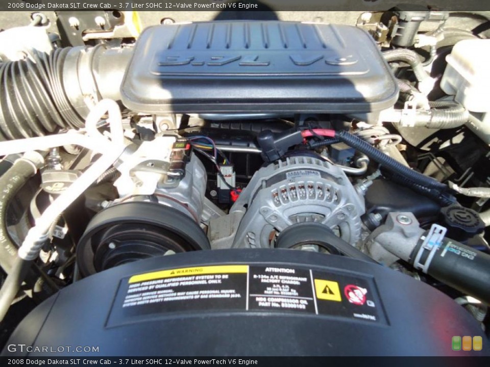 3.7 Liter SOHC 12-Valve PowerTech V6 Engine for the 2008 Dodge Dakota #41139975