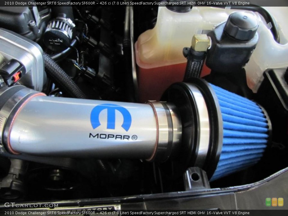 426 ci (7.0 Liter) SpeedFactory Supercharged SRT HEMI OHV 16-Valve VVT V8 Engine for the 2010 Dodge Challenger #41140799