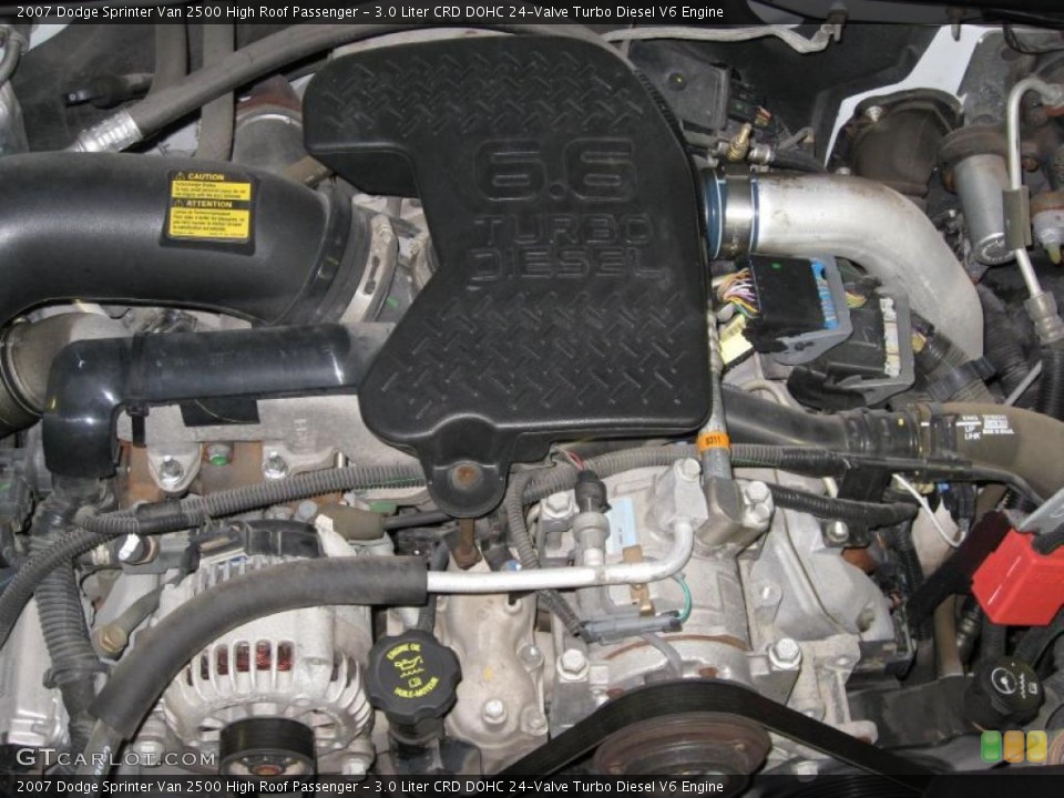 3.0 Liter CRD DOHC 24-Valve Turbo Diesel V6 Engine for the 2007 Dodge Sprinter Van #41149603
