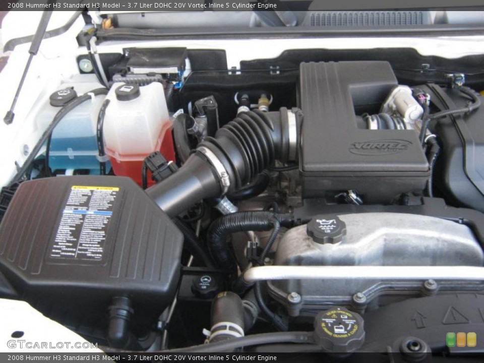 3.7 Liter DOHC 20V Vortec Inline 5 Cylinder Engine for the 2008 Hummer H3 #41152380