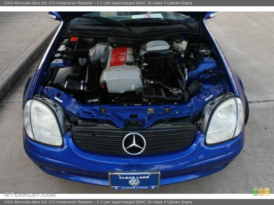 2.3 Liter Supercharged DOHC 16-Valve 4 Cylinder Engine for the 2003 Mercedes-Benz SLK #41169206