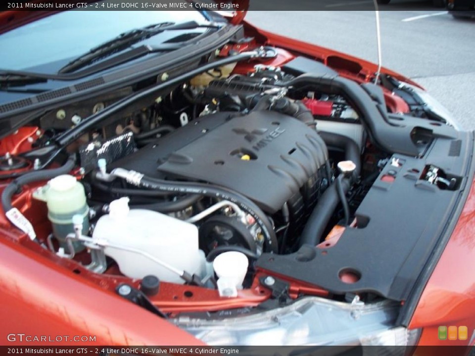 2.4 Liter DOHC 16-Valve MIVEC 4 Cylinder Engine for the 2011 Mitsubishi Lancer #41183666