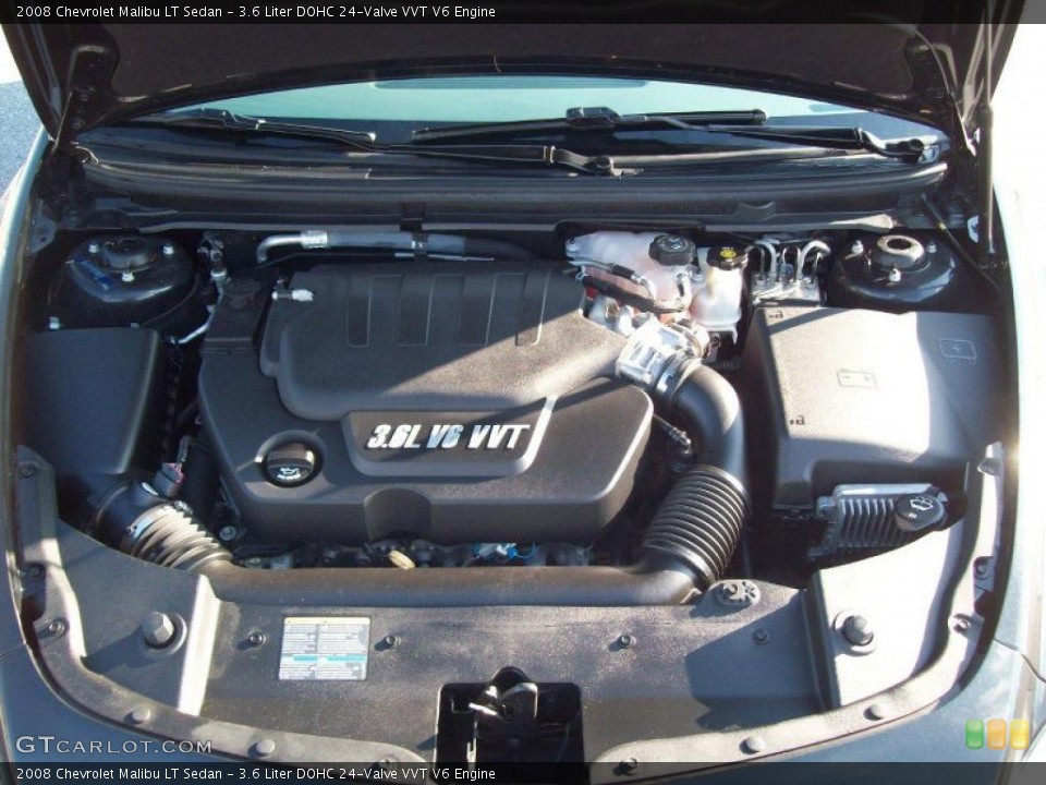 3.6 Liter DOHC 24-Valve VVT V6 Engine for the 2008 Chevrolet Malibu #41185102