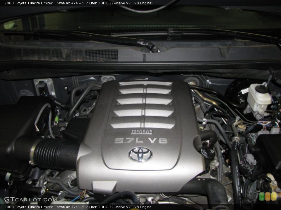 5.7 Liter DOHC 32-Valve VVT V8 Engine for the 2008 Toyota Tundra #41200546