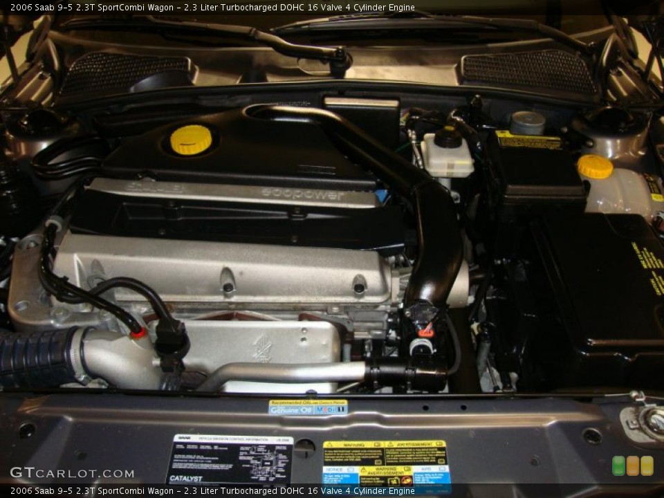 2.3 Liter Turbocharged DOHC 16 Valve 4 Cylinder Engine for the 2006 Saab 9-5 #41207586