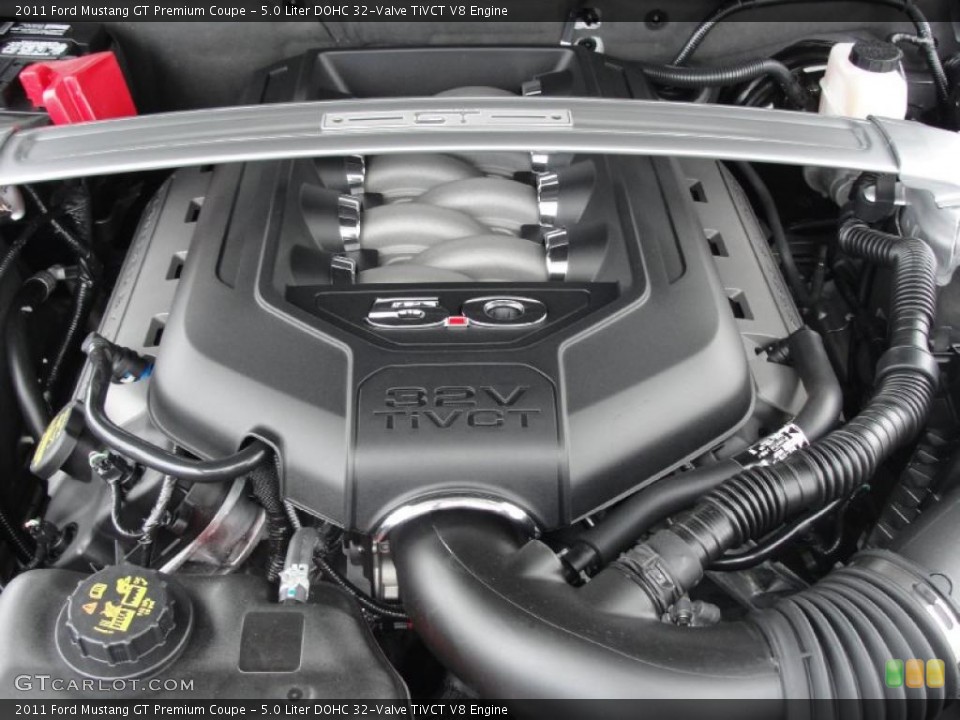5.0 Liter DOHC 32-Valve TiVCT V8 Engine for the 2011 Ford Mustang #41213763