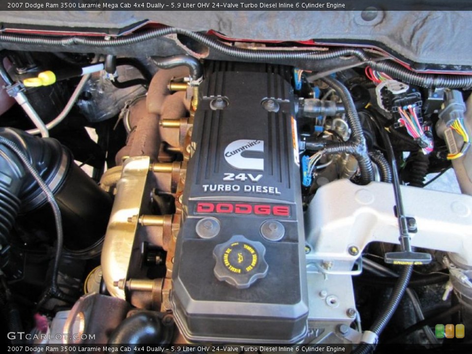 5.9 Liter OHV 24-Valve Turbo Diesel Inline 6 Cylinder Engine for the 2007 Dodge Ram 3500 #41220515