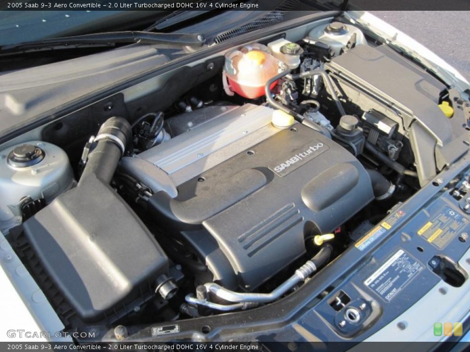 2.0 Liter Turbocharged DOHC 16V 4 Cylinder Engine for the 2005 Saab 9-3 #41220651