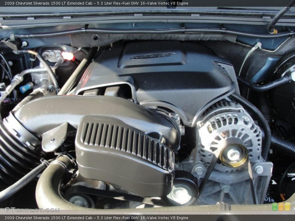 5.3 Liter Flex-Fuel OHV 16-Valve Vortec V8 Engine for the 2009 Chevrolet Silverado 1500 #41220919