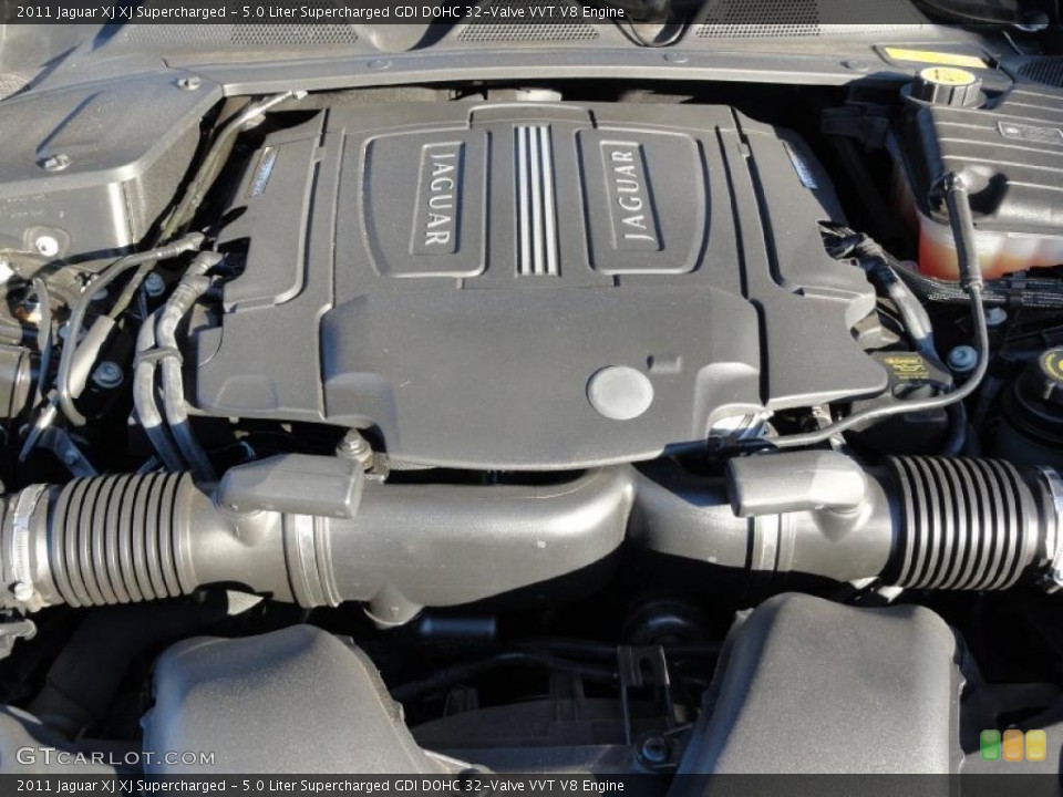 5.0 Liter Supercharged GDI DOHC 32-Valve VVT V8 Engine for the 2011 Jaguar XJ #41223799