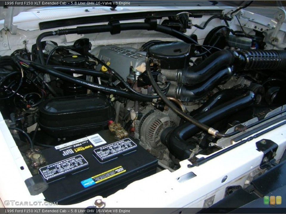 5.8 Liter OHV 16-Valve V8 Engine for the 1996 Ford F150 #41225431