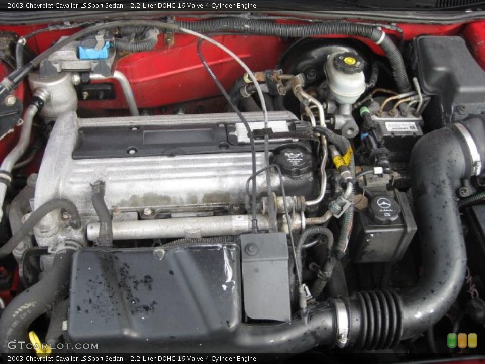 2.2 Liter DOHC 16 Valve 4 Cylinder Engine for the 2003 Chevrolet Cavalier #41227211