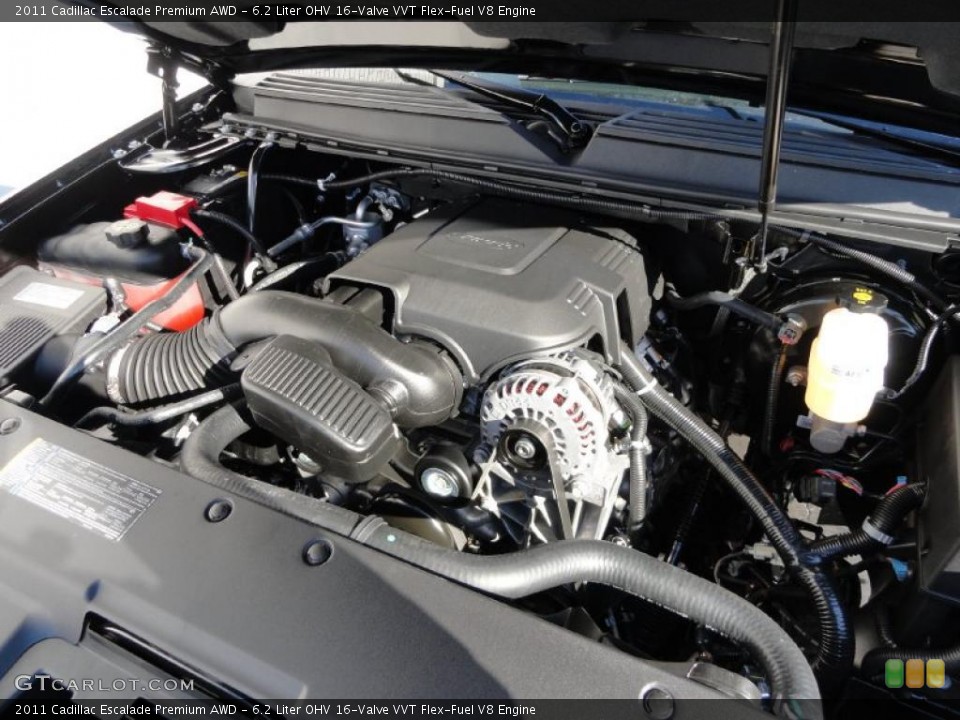 6.2 Liter OHV 16-Valve VVT Flex-Fuel V8 Engine for the 2011 Cadillac Escalade #41229311