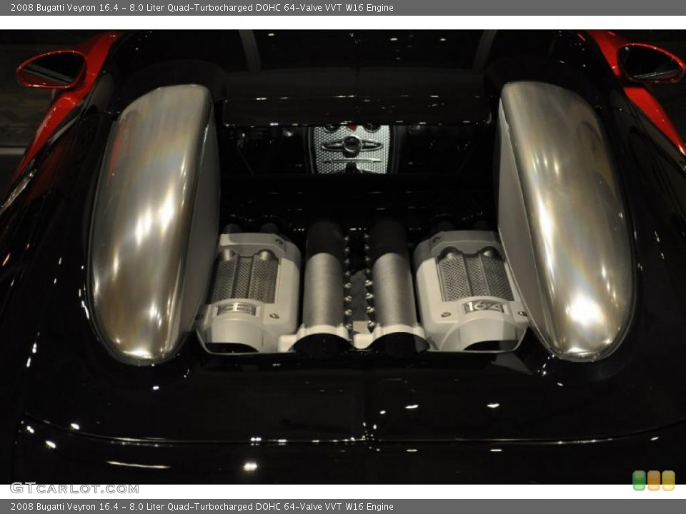 8.0 Liter Quad-Turbocharged DOHC 64-Valve VVT W16 Engine for the 2008 Bugatti Veyron #41240892