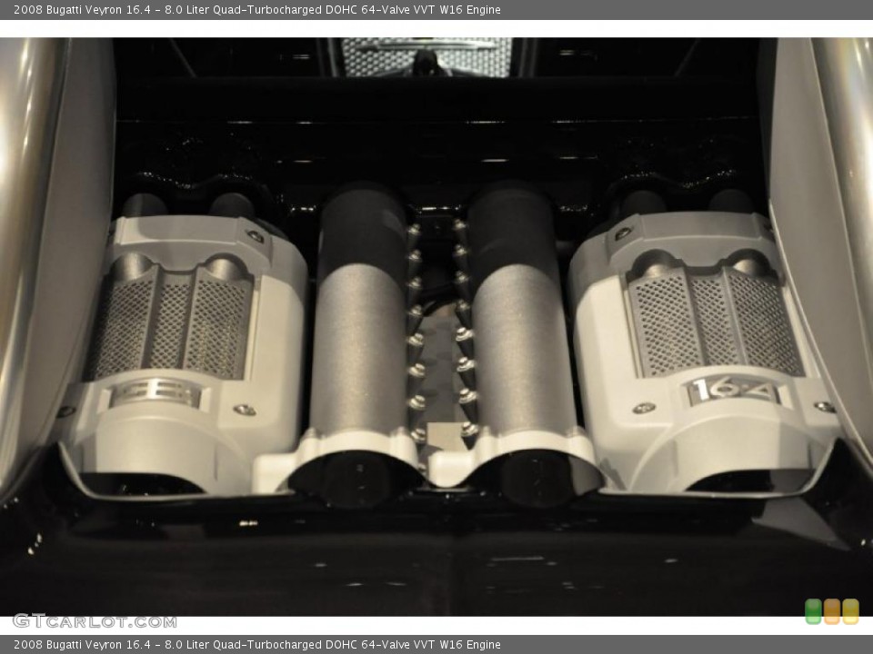 8.0 Liter Quad-Turbocharged DOHC 64-Valve VVT W16 Engine for the 2008 Bugatti Veyron #41240904