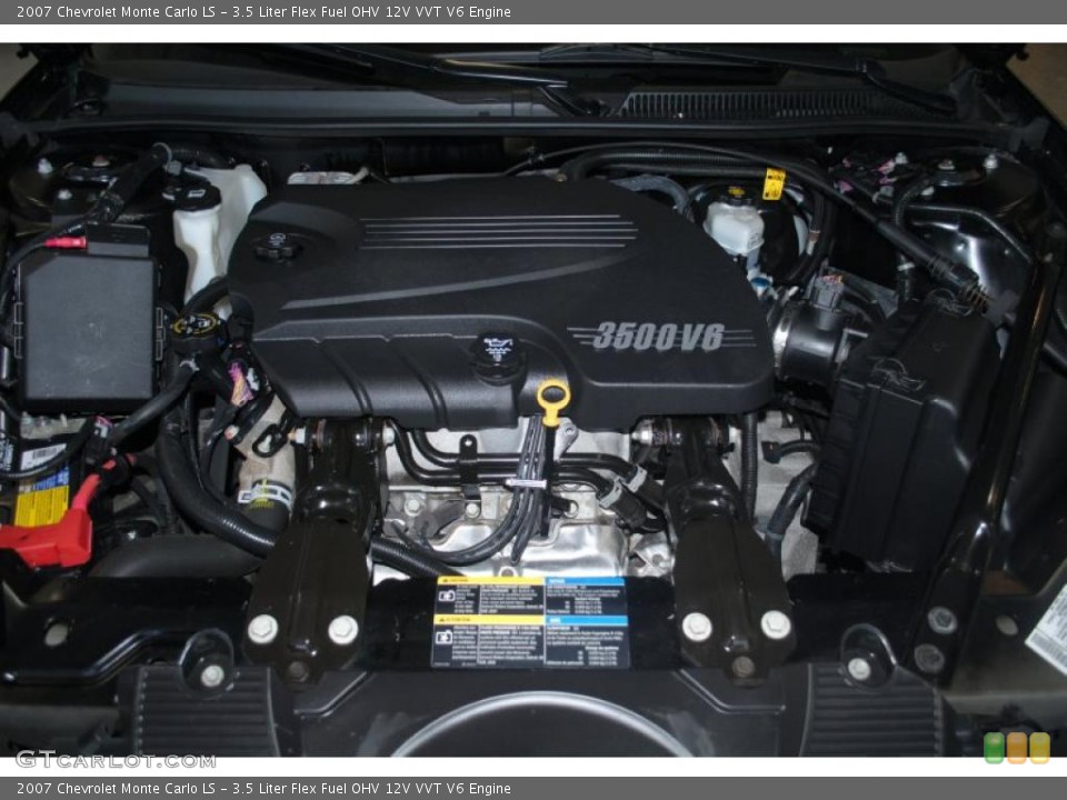3.5 Liter Flex Fuel OHV 12V VVT V6 Engine for the 2007 Chevrolet Monte Carlo #41241484