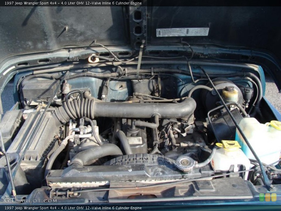 4.0 Liter OHV 12-Valve Inline 6 Cylinder Engine for the 1997 Jeep Wrangler #41241916