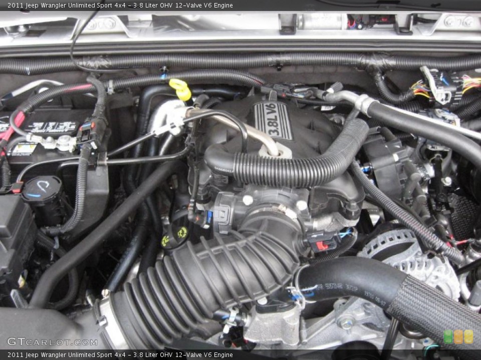 3.8 Liter OHV 12-Valve V6 Engine for the 2011 Jeep Wrangler Unlimited #41254133