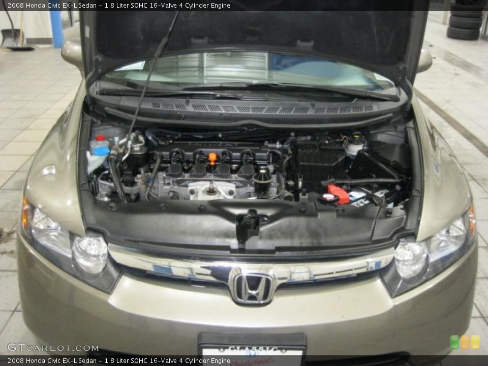 1.8 Liter SOHC 16-Valve 4 Cylinder Engine for the 2008 Honda Civic #41256633