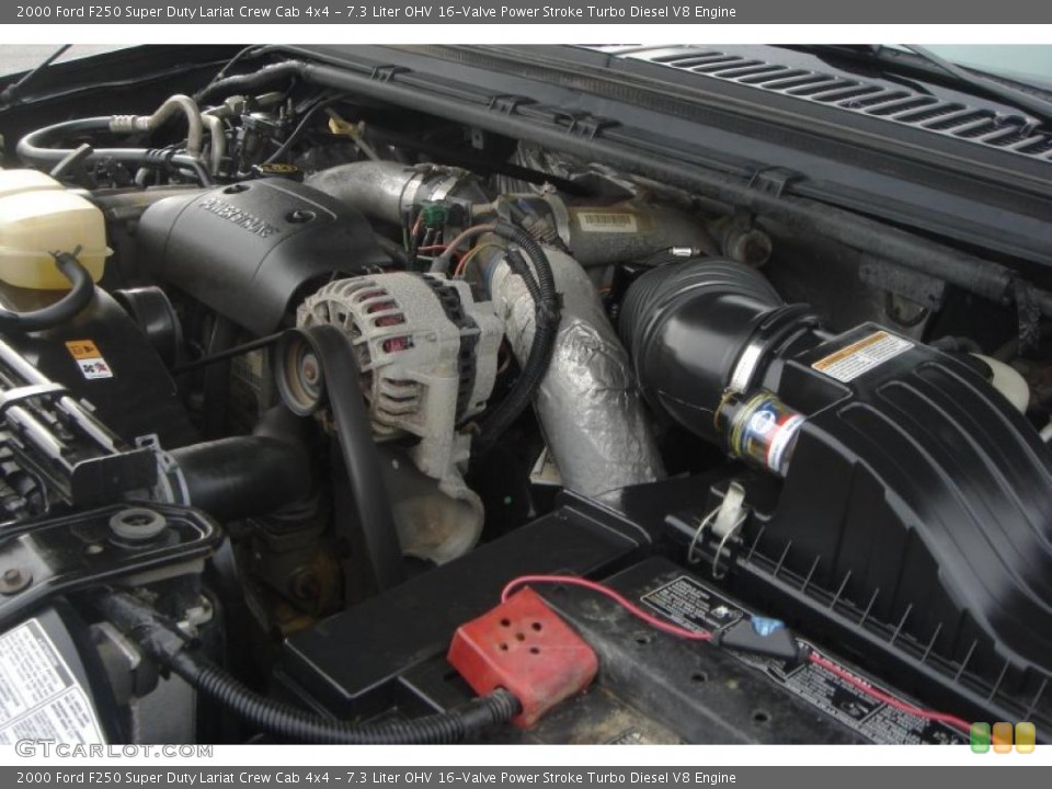 7.3 Liter OHV 16-Valve Power Stroke Turbo Diesel V8 2000 Ford F250 Super Duty Engine