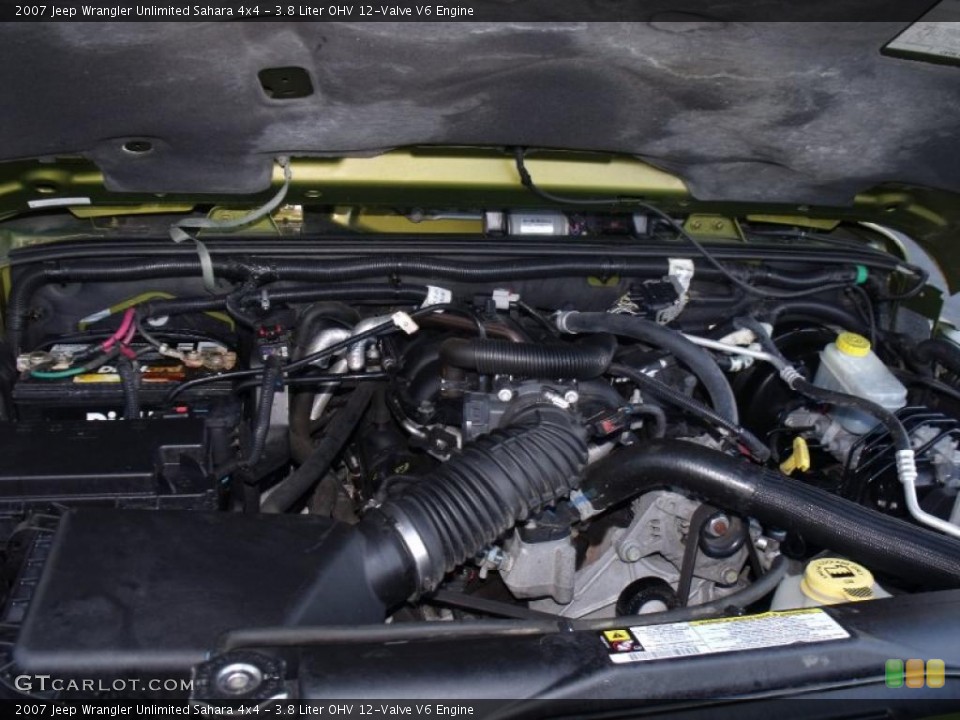 3.8 Liter OHV 12-Valve V6 Engine for the 2007 Jeep Wrangler Unlimited #41261349