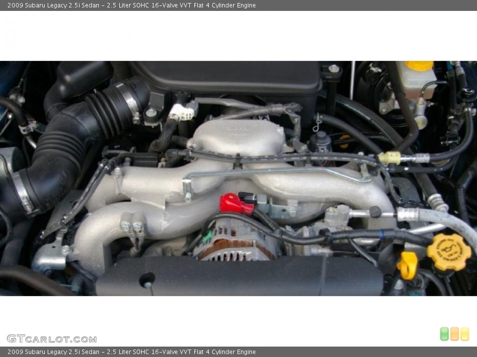 2.5 Liter SOHC 16-Valve VVT Flat 4 Cylinder Engine for the 2009 Subaru Legacy #41265593