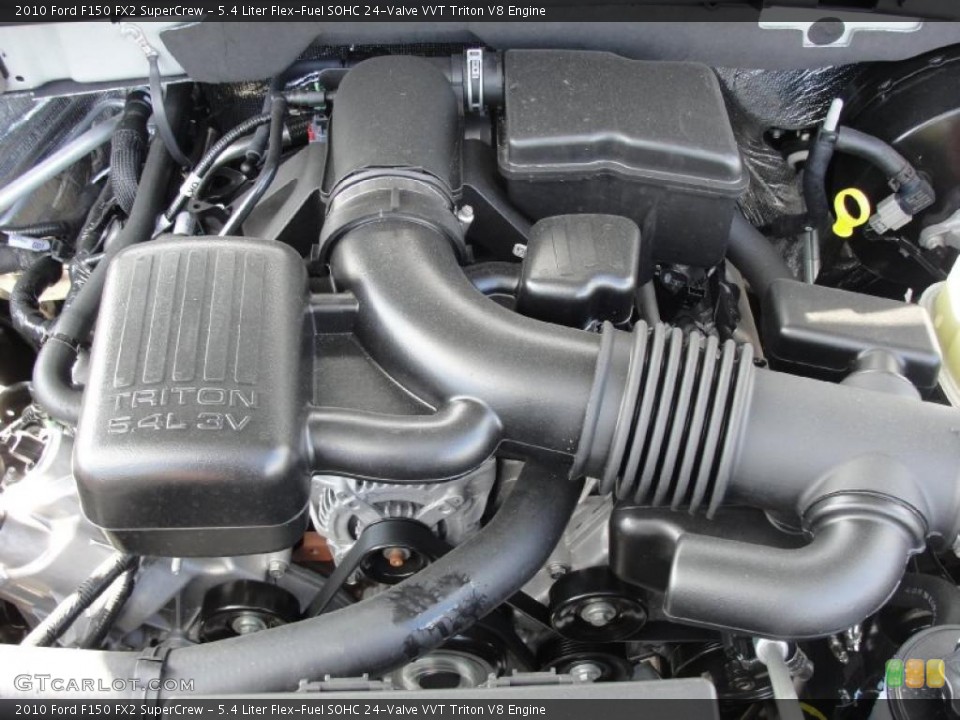 5.4 Liter Flex-Fuel SOHC 24-Valve VVT Triton V8 2010 Ford F150 Engine