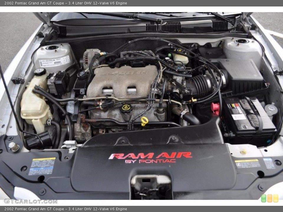 3.4 Liter OHV 12-Valve V6 Engine for the 2002 Pontiac Grand Am #41273341