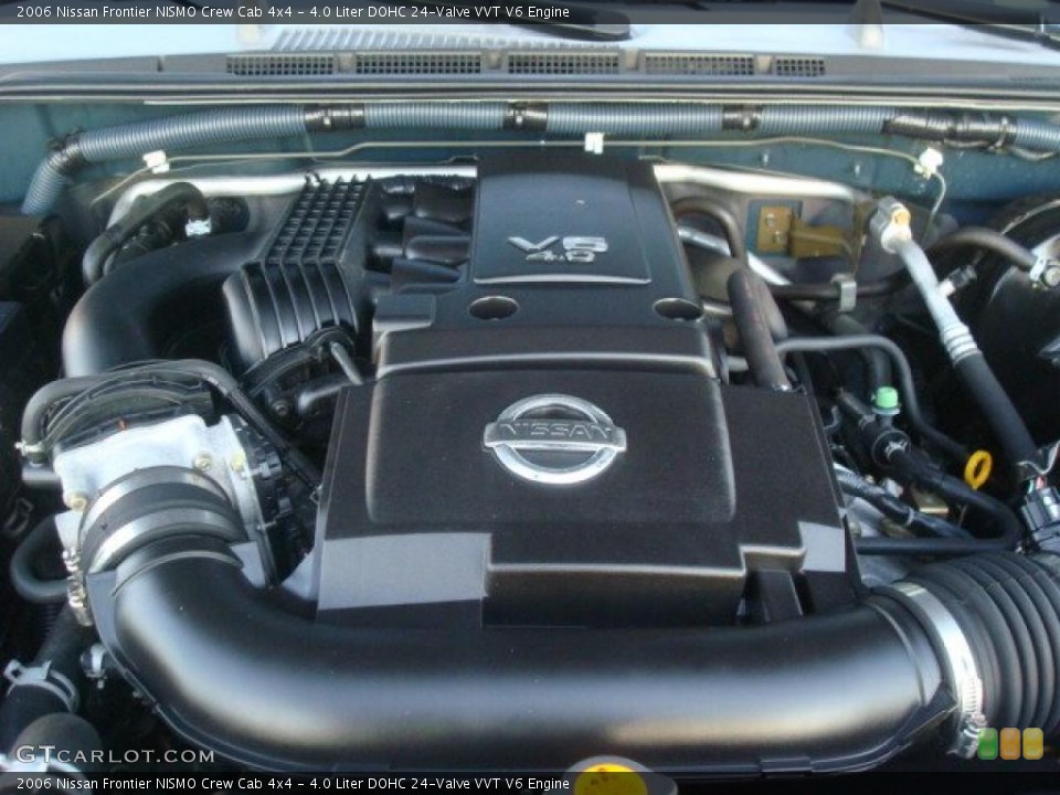 4.0 Liter DOHC 24-Valve VVT V6 2006 Nissan Frontier Engine