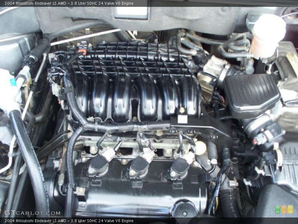 3.8 Liter SOHC 24 Valve V6 Engine for the 2004 Mitsubishi Endeavor #41279157
