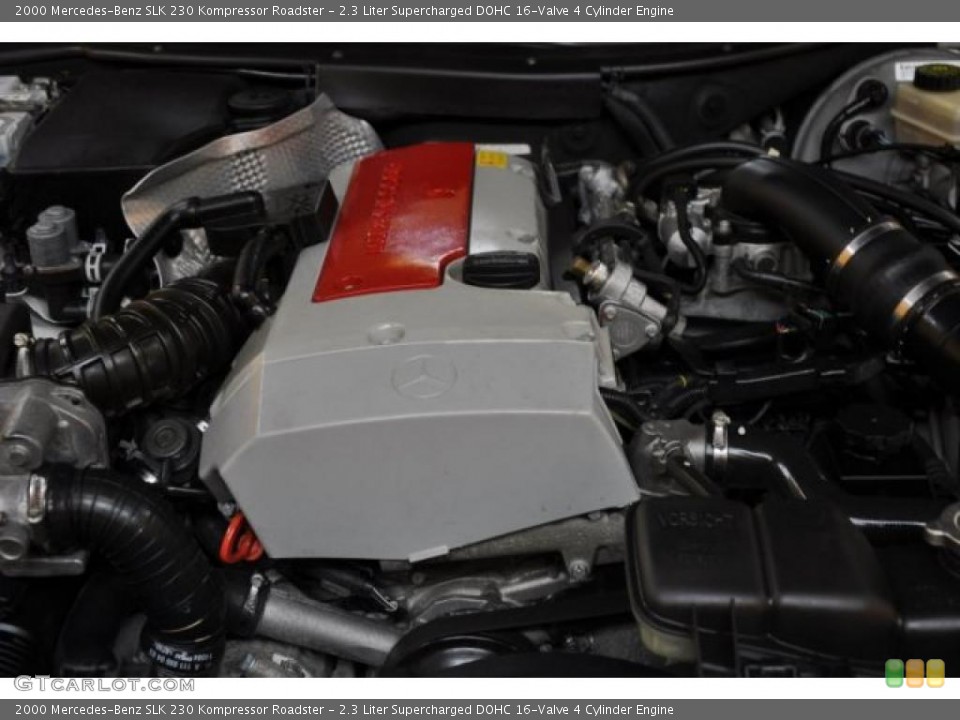 2.3 Liter Supercharged DOHC 16-Valve 4 Cylinder Engine for the 2000 Mercedes-Benz SLK #41281041
