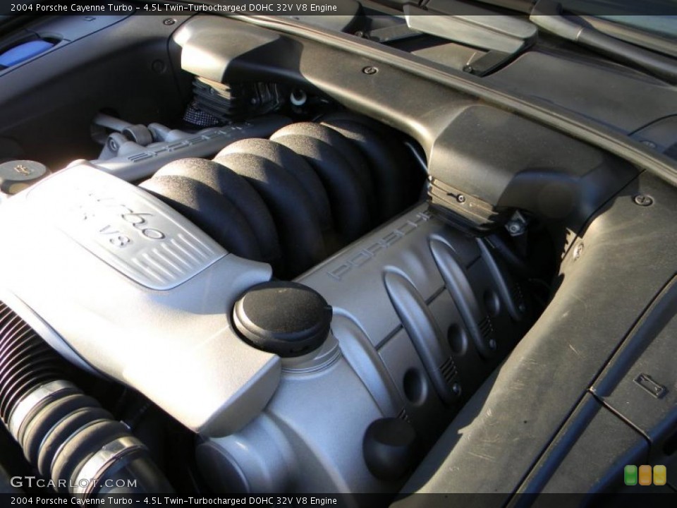 4.5L Twin-Turbocharged DOHC 32V V8 Engine for the 2004 Porsche Cayenne #41293178