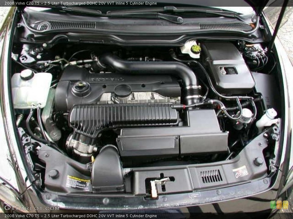 2.5 Liter Turbocharged DOHC 20V VVT Inline 5 Cylinder Engine for the 2008 Volvo C70 #41302460