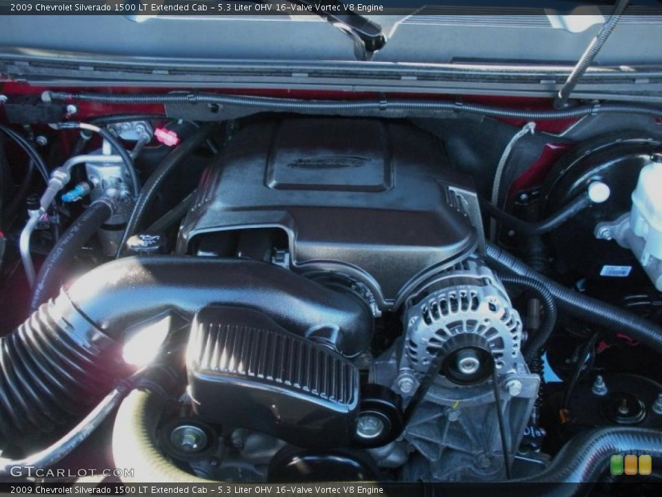 5.3 Liter OHV 16-Valve Vortec V8 Engine for the 2009 Chevrolet Silverado 1500 #41304328