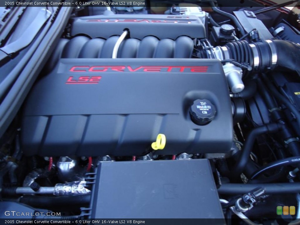 6.0 Liter OHV 16-Valve LS2 V8 Engine for the 2005 Chevrolet Corvette #41321330