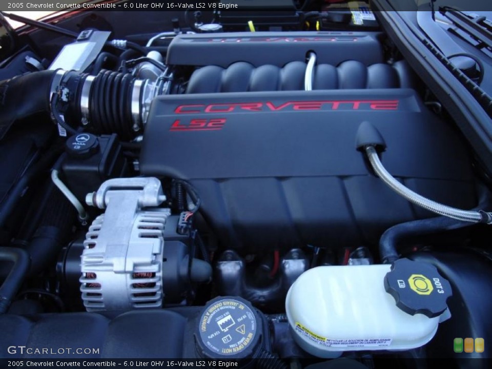 6.0 Liter OHV 16-Valve LS2 V8 Engine for the 2005 Chevrolet Corvette #41321374