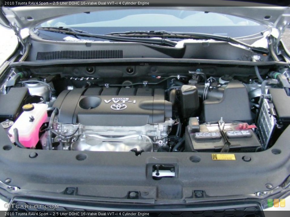 2.5 Liter DOHC 16-Valve Dual VVT-i 4 Cylinder Engine for the 2010 Toyota RAV4 #41326458
