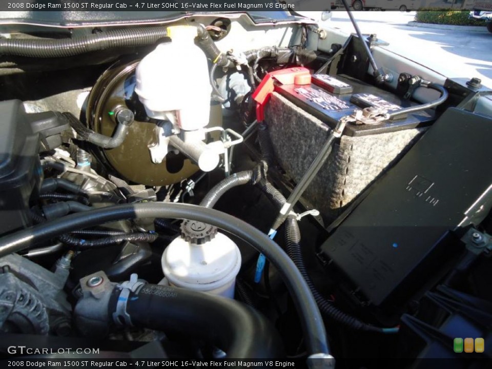 4.7 Liter SOHC 16-Valve Flex Fuel Magnum V8 Engine for the 2008 Dodge Ram 1500 #41326882