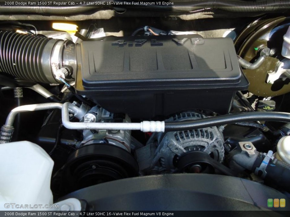 4.7 Liter SOHC 16-Valve Flex Fuel Magnum V8 Engine for the 2008 Dodge Ram 1500 #41326918