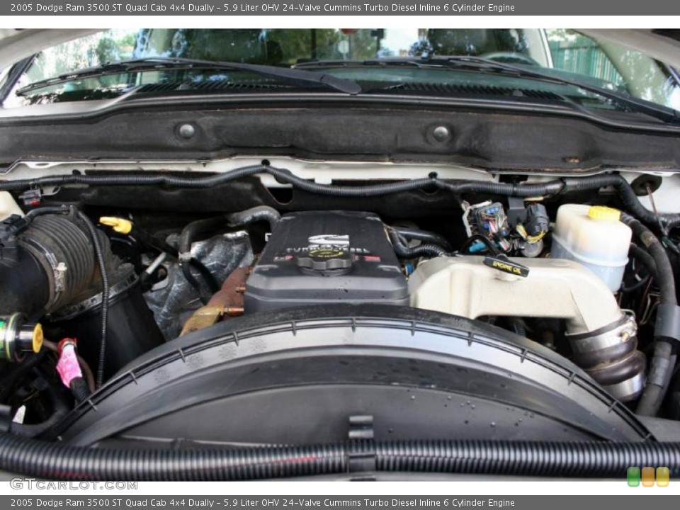 5.9 Liter OHV 24-Valve Cummins Turbo Diesel Inline 6 Cylinder Engine for the 2005 Dodge Ram 3500 #41344087