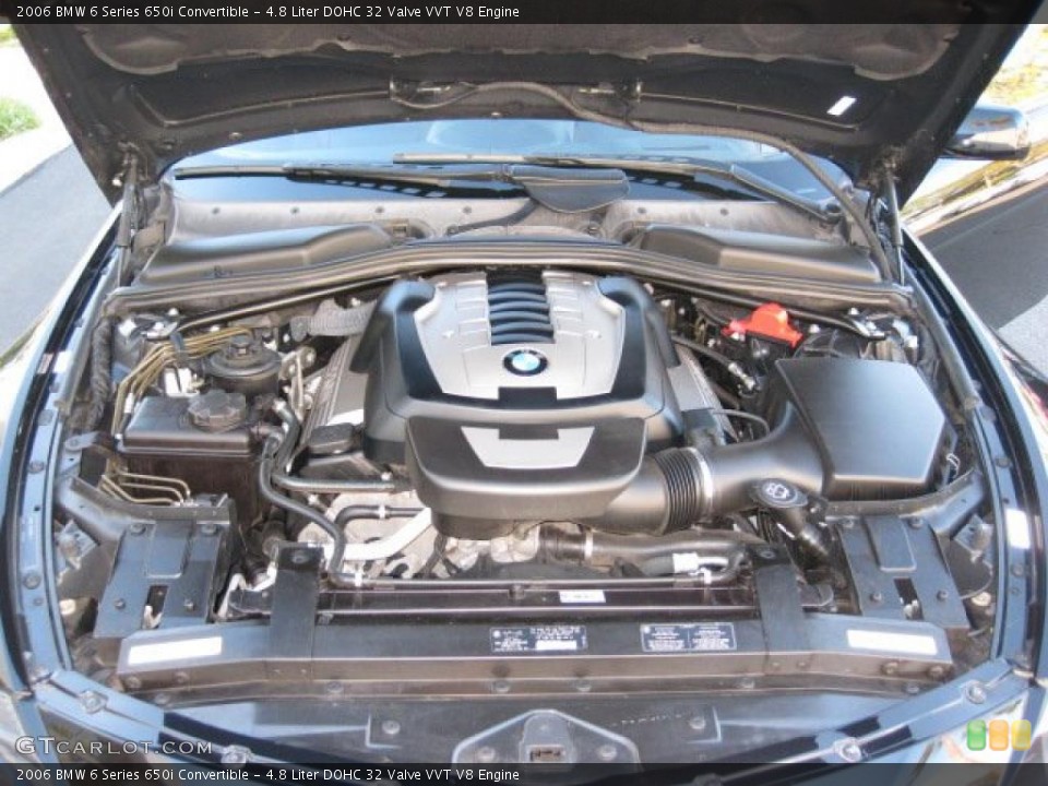 4.8 Liter DOHC 32 Valve VVT V8 Engine for the 2006 BMW 6 Series #41344471
