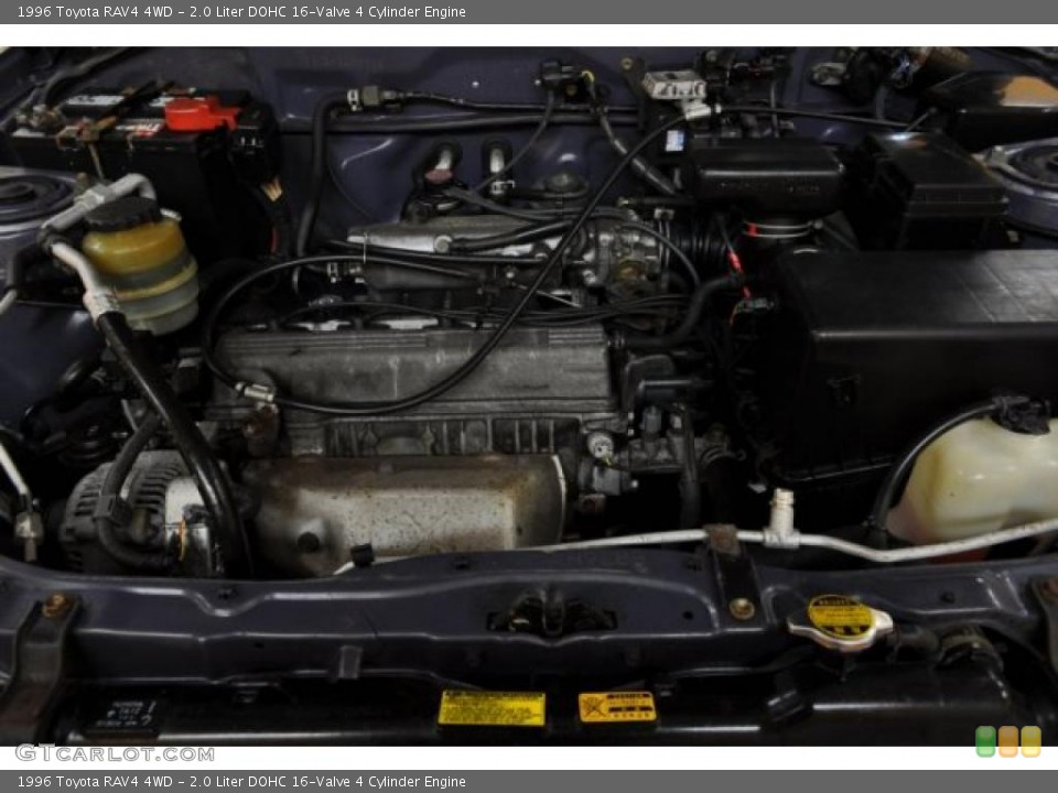 2.0 Liter DOHC 16-Valve 4 Cylinder Engine for the 1996 Toyota RAV4 #41348923