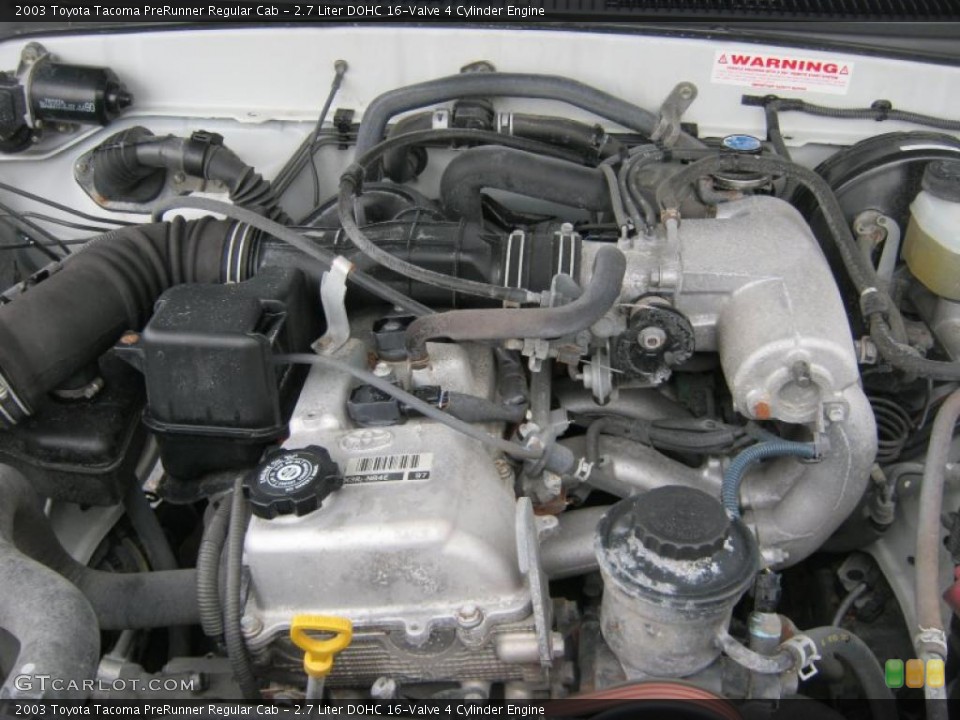 2.7 Liter DOHC 16-Valve 4 Cylinder 2003 Toyota Tacoma Engine